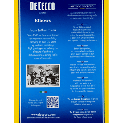 De Cecco Elbows, No. 81