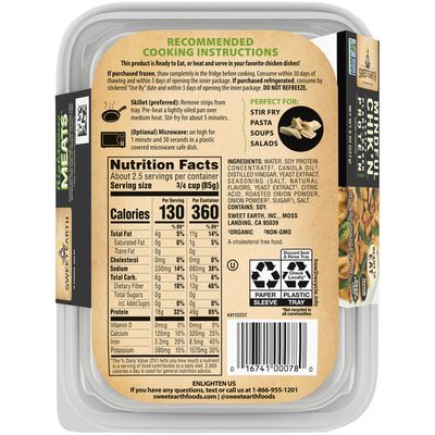 Sweet Earth Plant Based Mindful Chik'n Strips
