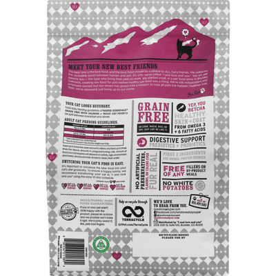"I and love and you" Naked Essentials Cat Kibble - Salmon + Trout