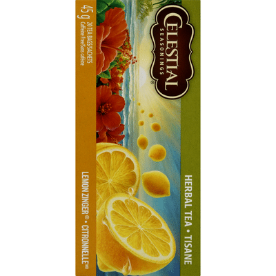 Celestial Seasonings Lemon Zinger Caffeine Free Herbal Tea