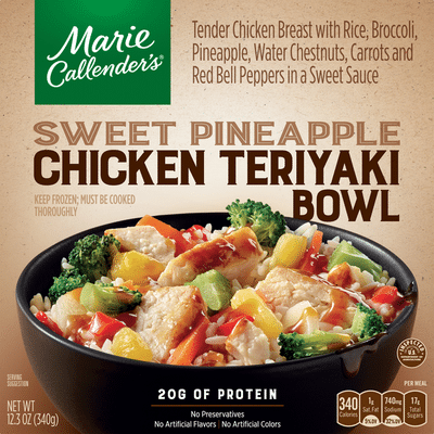 Marie Callender's Sweet Pineapple Chicken Teriyaki Bowl