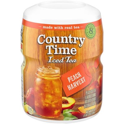 Country Time Peach Harvest Iced Tea Naturally Flavored Powdered Drink Mix