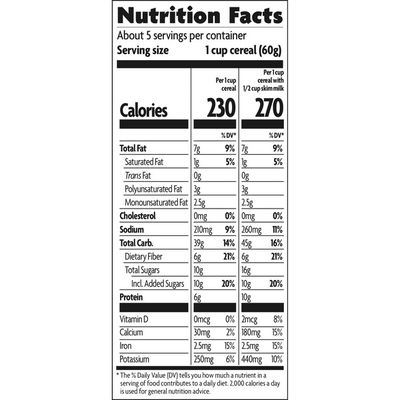 Nature's Path Flax Plus Maple Pecan Crunch Cereal