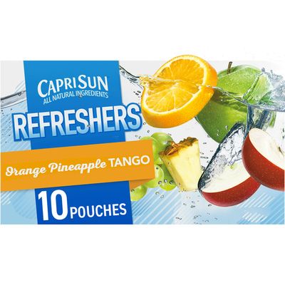 Capri Sun Orange Pineapple Tango Naturally Flavored Juice Drink Blend