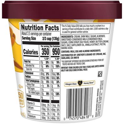 Haagen-Dazs Honey Salted Caramel Almond Ice Cream
