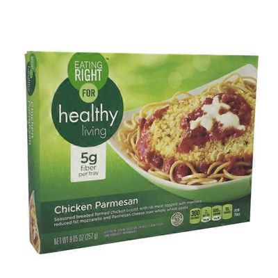 Signature Select Classics Chicken Parmesan Breaded White Meat Chicken With Marinara Sauce, Reduced Fat Mozzarella And Parmesan Cheeses And Whole Wheat Pasta