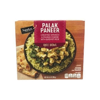 Signature Select Creamed Spinach & Palak Paneer Cheese With Basmati Rice Bowl