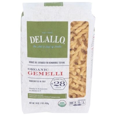 DeLallo Organic Gemelli #28