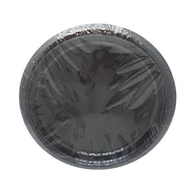 First Street Touch Of Color Black Velvet Plastic Plate, 7 Inch