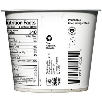 Forager Project Organic Dairy-Free Vanilla Bean Cashewmilk Yogurt