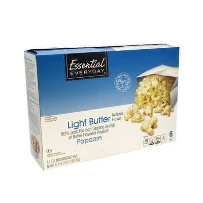 Essential Everyday Light Butter Microwave Popcorn