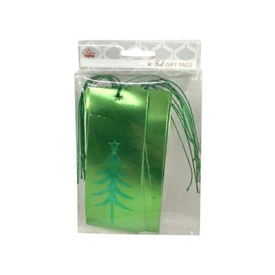 Edg Green Foil Gift Tags