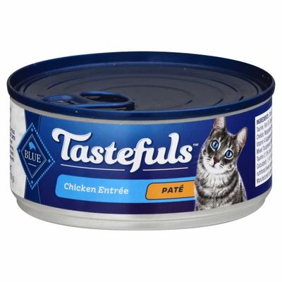 Blue Buffalo Tastefuls Natural Pate Wet Cat Food, Chicken Entrée