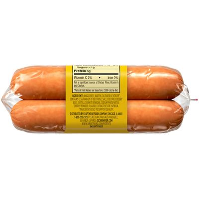 Oscar Mayer Jumbo Angus Beef Uncured Beef Franks Hot Dogs
