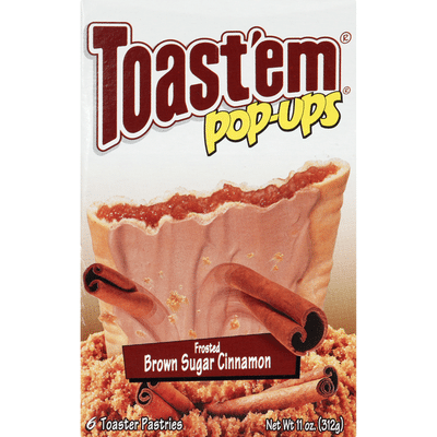 Toast Em Toaster Pastries, Brown Sugar Cinnamon, Frosted