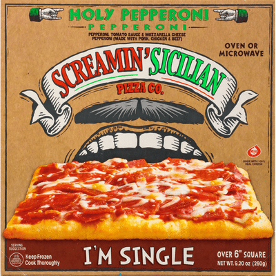 Screamin' Sicilian Pizza, Holy Pepperoni, I'm Single