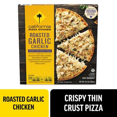 California Pizza Kitchen Roasted Garlic Chicken Crispy Thin Crust Frozen Pizza