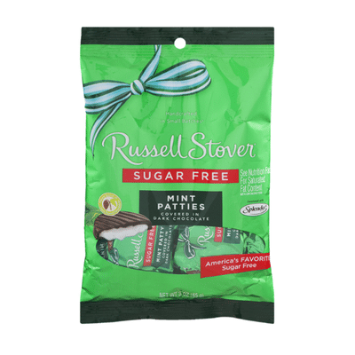 Russell Stover Chocolate Candy, Sugar Free, Mint