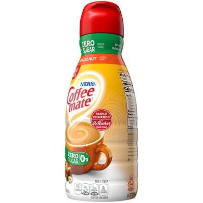 Coffee mate Hazelnut Zero Sugar Liquid Coffee Creamer