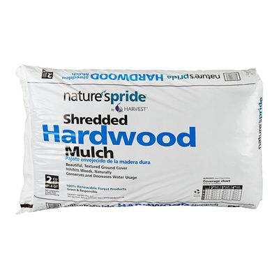 Nature's Pride Shredded Hardwood Mulch - 2 Cubic Ft
