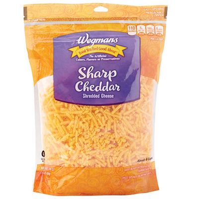 Wegmans Sharp Cheddar Shredded Cheese