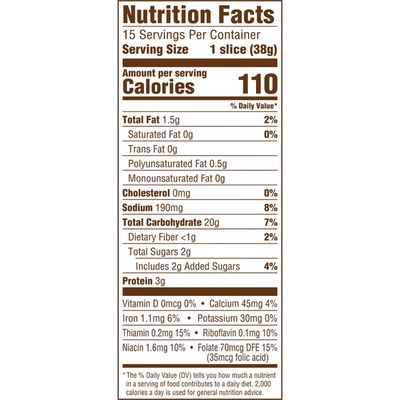 Sara Lee Artesano Original Flavor Bakery Bread