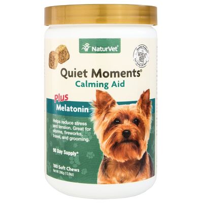 NaturVet Quiet Moments Calming Aid Dog Soft Chews
