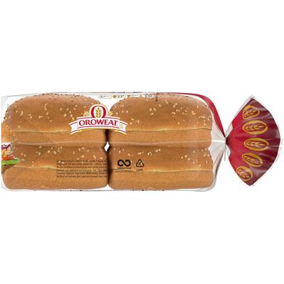 Oroweat Whole Grain 100% Whole Wheat Sandwich Buns
