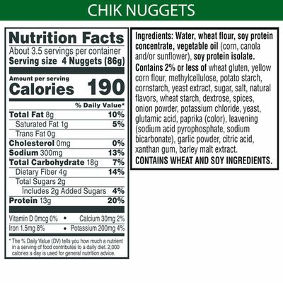 Morning Star Farms Meatless Chicken Nuggets, Plant Based Protein Vegan Meat, Frozen Meal, Original