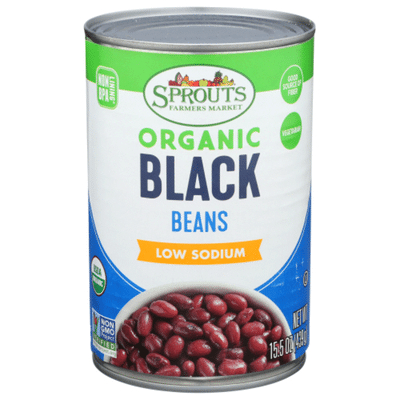 Sprouts Organic Low Sodium Black Beans