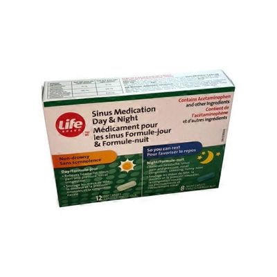 Life Brand Extra Strength Day & Night Sinus Relief Duo