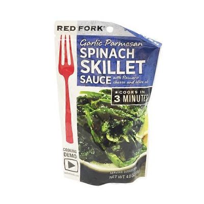 Red Fork Garlic Parmesan Spinach Skillet Sauce