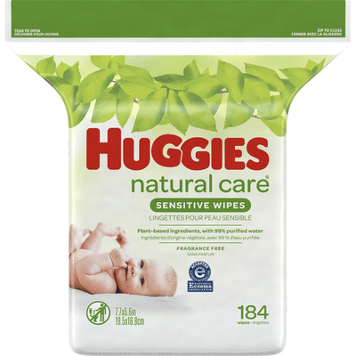Huggies Sensitive Baby Wipes, Unscented