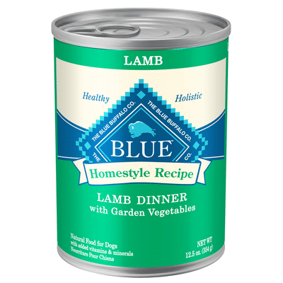 Blue Buffalo Homestyle Recipe Natural Adult Wet Dog Food, Lamb