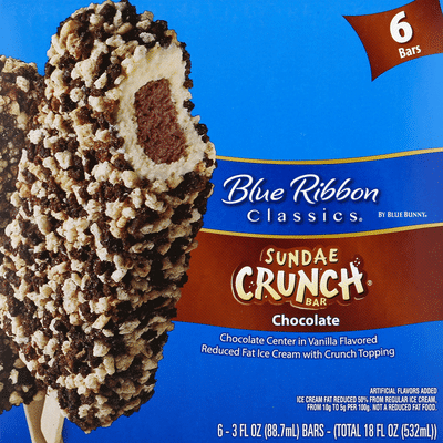 Blue Ribbon Sundae Crunch Bar, Chocolate