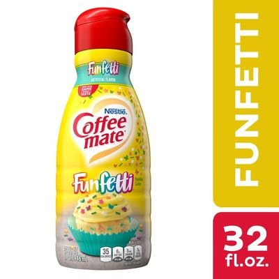 Download Coffee Mate Funfetti Vanilla Cake Liquid Coffee Creamer 32 Oz Instacart