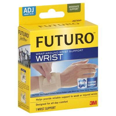 Futuro Wrist Support, Wrap Around, Moderate Support, Adjust To Fit