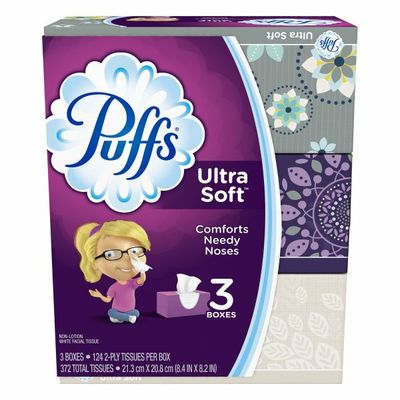 Puffs Ultra Soft Facial Tissues