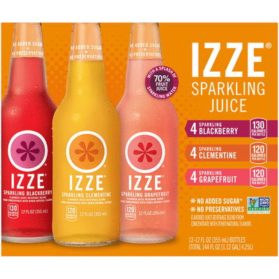 Izze Variety Shelf Stable Juice Drink