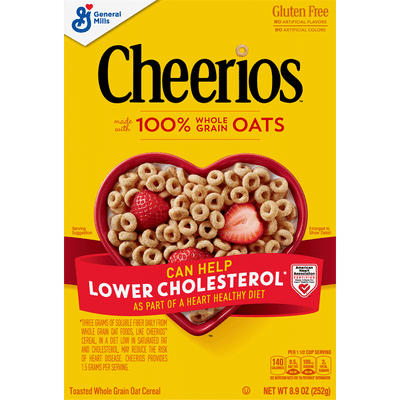 Cheerios Toasted Whole Grain Oat Cereal, Gluten Free