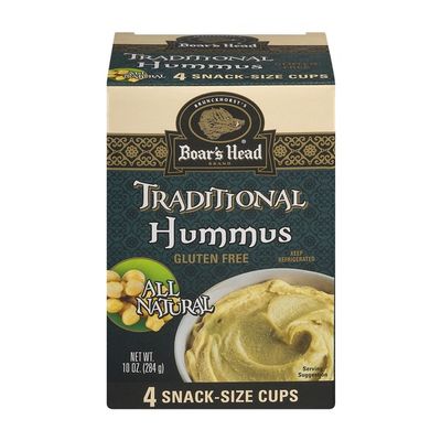 Boar's Head Hummus Traditional Snack-Size Cups - 4 CT