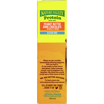 Nature Valley Chewy Granola Bars, Peanut Butter Dark Chocolate, 5 Count