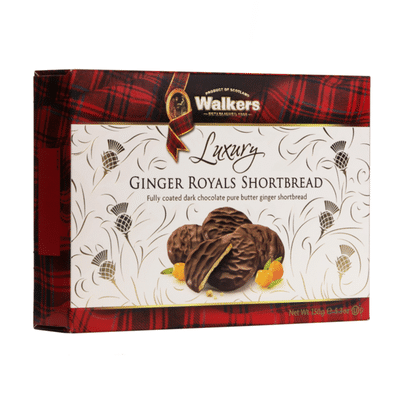 Walkers Shortbread Ginger Royals Chocolate Shortbread