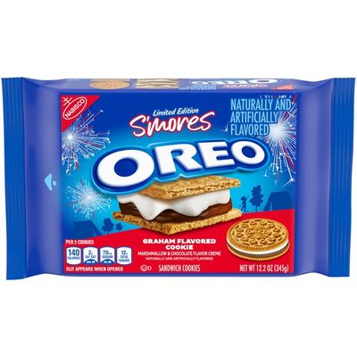Oreo S’mores Graham Flavored Sandwich Cookies, Limited Edition