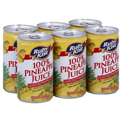 Ruby Kist 100% Juice, Unsweetened, Pineapple