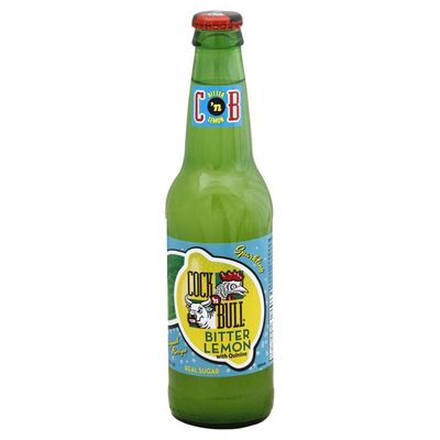 Cock N Bull Soda, Sparkling, Bitter Lemon, Original