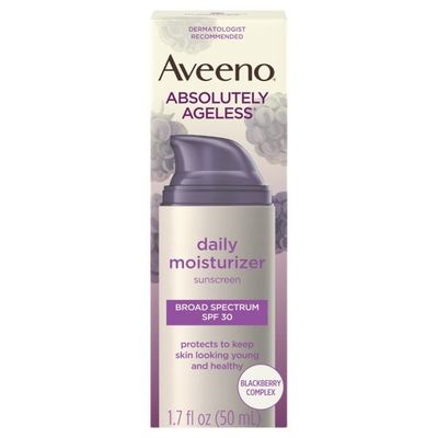 Aveeno Absolutely Ageless Daily Moisturizer With Sunscreen Broad Spectrum SPF 30