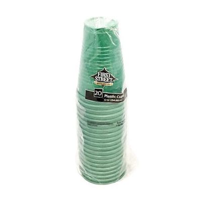 First Street Fs/Artstyle Emerald Green Plastic Cup 12 Oz