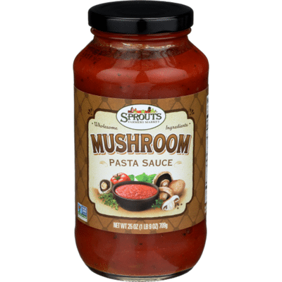 Sprouts Mushroom Pasta Sauce