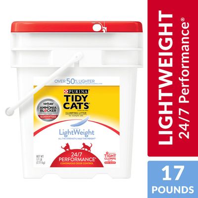 Purina Tidy Cats Light Weight, Low Dust, Clumping Cat Litter 24/7 Performance Multi Cat Litter